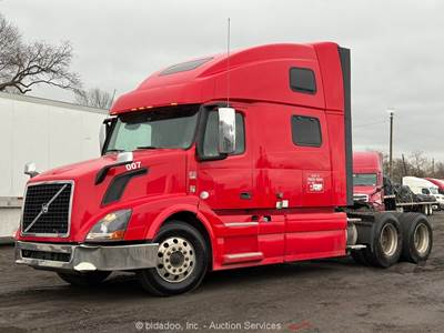 2017 Volvo VNL T/A High Roof Sleeper Semi Truck Tractor D13 425 HP A/T bidadoo