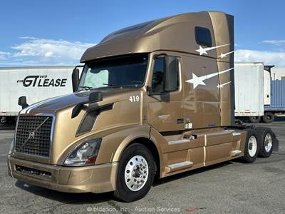 2015 Volvo VNL T/A High Roof Sleeper Semi Truck Tractor D13 Diesel A/T bidadoo
