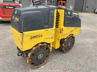 2022 Bomag BMP 8500 24" Vibratory Double Drum Trench Roller Compactor bidadoo