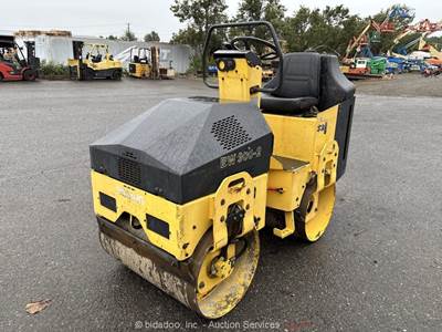 2005 Bomag BW 900-2 Smooth Double Drum Vibratory Compactor Roller Honda bidadoo