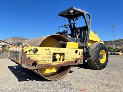 2007 Bomag BW211D-3 84" Smooth Single Drum Ride On Roller Compactor bidadoo