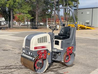 2023 Dynapac CC950 Smooth Double Drum Vibratory Ride On Roller Compactor bidadoo