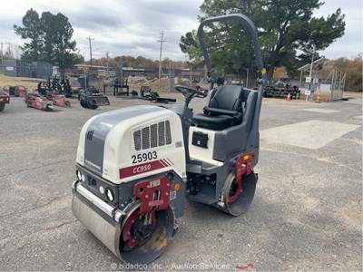 2023 Dynapac CC950 Smooth Double Drum Vibratory Ride On Roller Compactor bidadoo