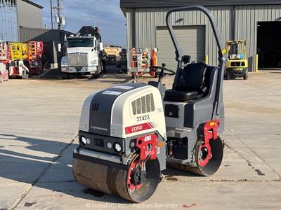 2023 Dynapac CC950 35" Smooth Drum Vibratory Ride On Roller Compactor bidadoo