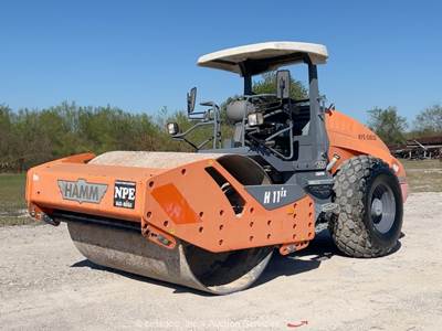 2015 Hamm H11ix 84" Smooth Drum Vibratory Ride On Roller Compactor Deutz bidadoo