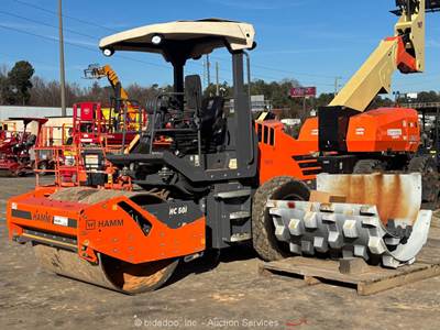 2024 Hamm HC 50i 54" Smooth Drum Vibratory Roller Padfoot Shell Kit bidadoo