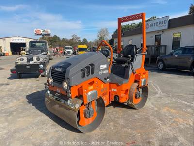 2023 Hamm HD 12 VV 48" Smooth Drum Vibratory Ride On Roller Compactor bidadoo