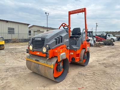 2021 Hamm HD 12 VV 48" Smooth Drum Vibratory Ride On Roller Compactor bidadoo