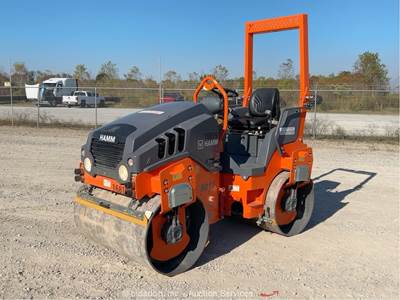 2022 Hamm HD12VV Smooth Double Drum Vibratory Ride On Roller Compactor bidadoo