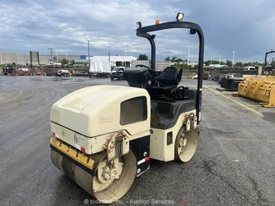 2006 Ingersoll Rand DD-24 Smooth Double Drum Vibratory Ride On Roller bidadoo