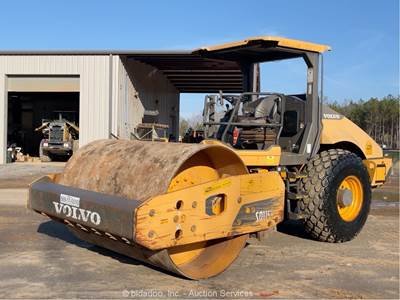 2016 Volvo SD115B 84" Smooth Drum Vibratory Ride On Roller Compactor bidadoo