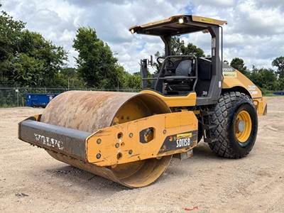 2018 Volvo SD115B Smooth Single Drum Vibratory Ride On Roller Compactor bidadoo