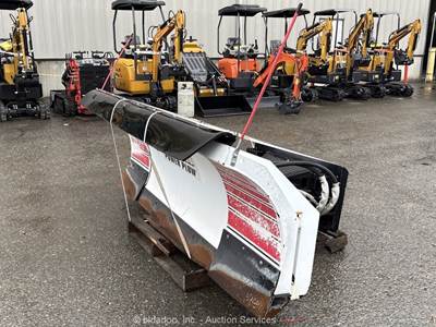 Blizzard 8611SS Snow Power Plow Blade Skid Steer Hydraulic Attachment bidadoo