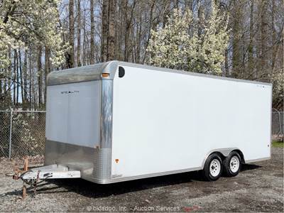 2016 Alcom C8X20SCH-L 20' Enclosed Vehicle Cargo Utility Trailer T/A bidadoo