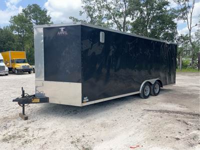 2023 Anvil AT85X20TA2 T/A 20' Enclosed V-Nose Box Delivery Cargo Trailer bidadoo