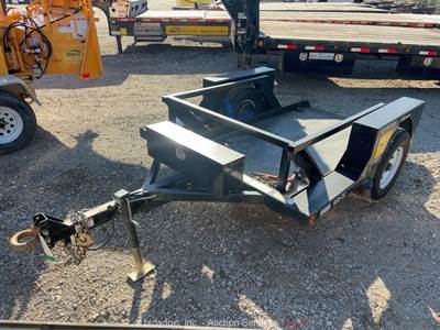 2020 Air-Tow RS8-32 S/A 8' Hydraulic Lift Drop Deck Equipment Trailer bidadoo