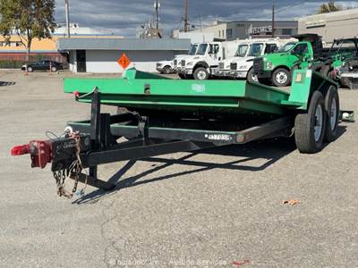 2016 Best T/A 16' Tilt Rubberized Deck Utility Equipment Hauler Trailer bidadoo