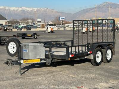 2016 Big Bubbas 12FTTA6101070 12' Flatbed Utility Equipment Trailer bidadoo