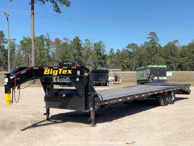 2025 Big Tex 14GN-30D5A T/A 30' Gooseneck Flatbed Utility Hauler Trailer bidadoo