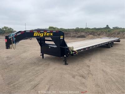 2025 Big Tex 14GN-40D5A 40' Tandem Axle Gooseneck Platform bidadoo -Repair