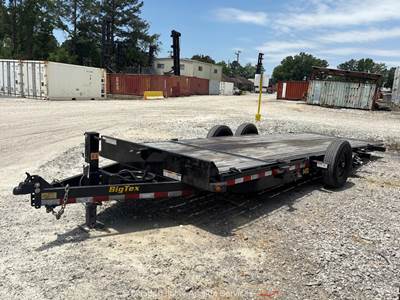 2025 Big Tex 14TL-20BK T/A 20' Tilt Deck Flatbed Equipment Trailer bidadoo