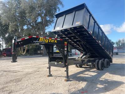 2025 Big Tex 25DU-20BK8SIR T/A 20' Hydraulic Dump Bed Utility Trailer bidadoo
