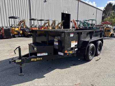 2024 Big Tex Trailers 70SR T/A Utility Landscape Hydraulic Dump Hauler bidadoo