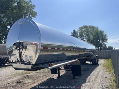 Brenner Tank T/A 6,800 Gallon Stainless Tanker Trailer Rear Discharge bidadoo