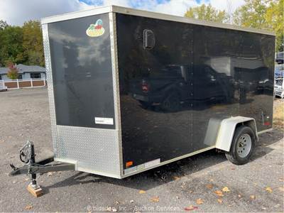 2022 Covered Wagon CW6X12SA 12' S/A Enclosed Cargo Utility Trailer bidadoo