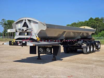 2024 Cross Country 494SDX Side Tilt Dump Trailer Quad Axle Kingpin bidadoo