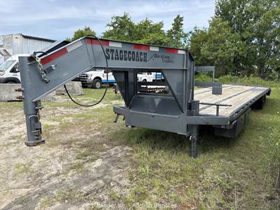 2025 Davidson 102X35+5 DT TA12 40' T/A Gooseneck Ramps Equipment Trailer bidadoo