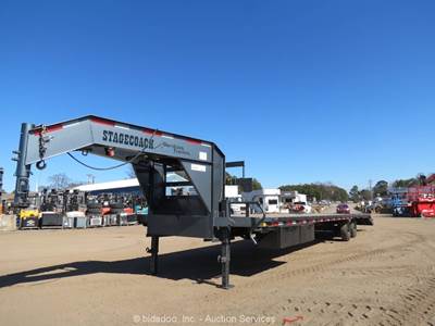 2025 Davidson 35+5GNTA10 40' T/A Gooseneck Flatbed Equipment Trailer 16K bidadoo