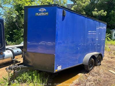 2025 Diamond Cargo 7 X 14 TA2-3500 14' T/A Enclosed Cargo LED Trailer bidadoo