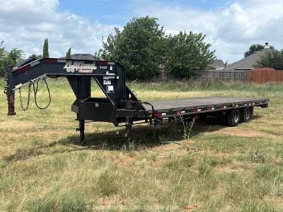2016 Diamond FMAX212 30' T/A Gooseneck Flatbed Equipment Trailer bidadoo