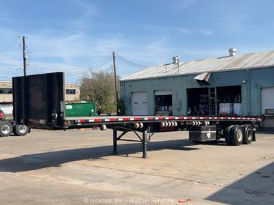 2014 Direct Trailer 45' T/A Flatbed 5th Wheel Trailer Piggy Back Mounts bidadoo