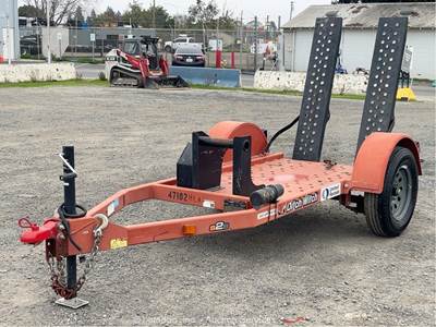 2017 Ditch Witch S2B S/A Utility Flatbed Ramp Hauler Trailer Towable bidadoo