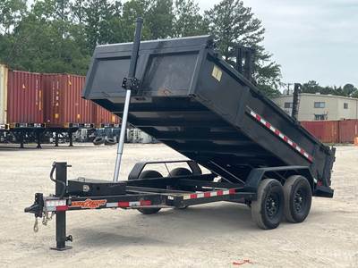 2026 Down To Earth TDTE714DTT7B T/A 14’ Hydraulic Dump Hauler Trailer bidadoo
