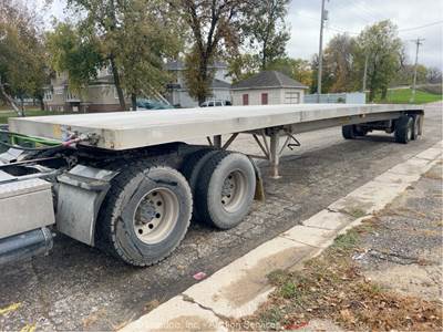 2022 East Manufacturing 48' Flatbed Aluminum T/A Trailer Super Single bidadoo