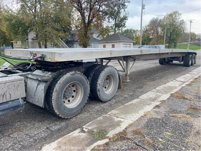 2022 East Manufacturing 48' Flatbed Aluminum T/A Trailer Super Single bidadoo