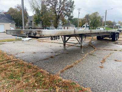 2022 East Manufacturing 48' Flatbed Aluminum T/A Trailer Super Single bidadoo