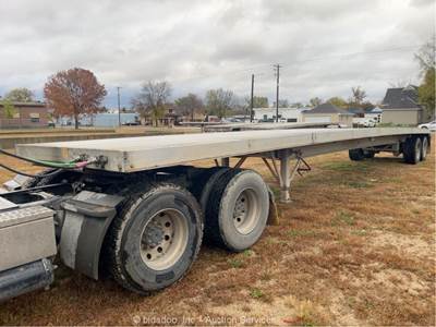2022 East Manufacturing 48' Flatbed Aluminum T/A Trailer Super Single bidadoo