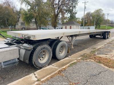 2022 East Manufacturing 48' Flatbed Aluminum T/A Semi Trailer bidadoo -Repair
