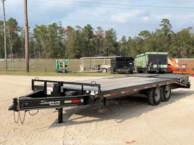 2024 East Texas Trailers CH14 22' T/A  Equipment Hauler Ramp Trailer bidadoo