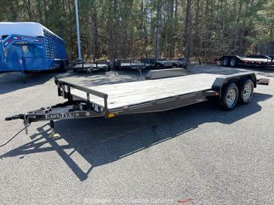 2025 East Texas Trailers CH8320 20' T/A Flatbed Equipment Trailer Ramps bidadoo