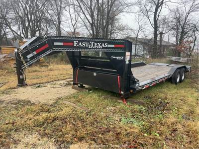 2026 East Texas Trailers Silverline 20' Gooseneck Flatbed T/A bidadoo -Repair
