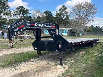 2025 East Texas Trailers Silverline 40’ T/A Gooseneck Flatbed Trailer bidadoo