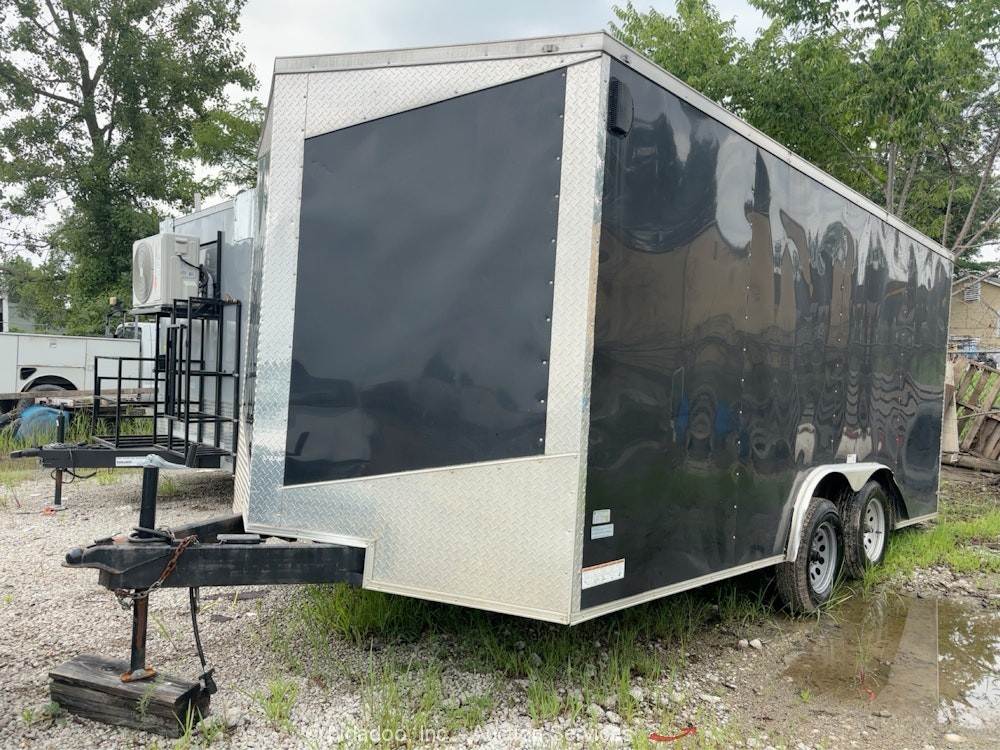 2023 Fast Cargo 8.5X16TA 7K Box Van Enclosed Utility Work Ramp Trailer ...