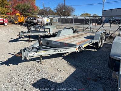 2017 Felling FT-10IT-I-G T/A 18' Flatbed Bed Tilt Deck Equipment Trailer bidadoo