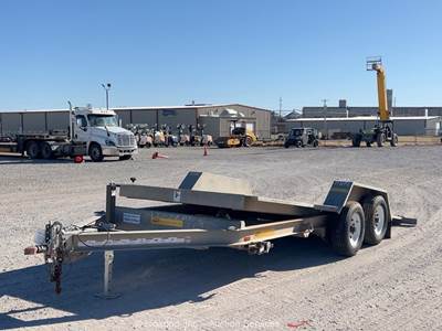 2016 Felling FT-10IT-I-G 18' T/A Flatbed Tilt Wood Deck Hauler Trailer bidadoo
