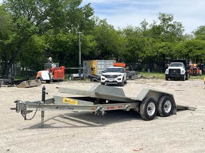 2017 Felling FT-10IT-I-G 18' Flatbed Bed Tilt Deck Equipment Trailer bidadoo